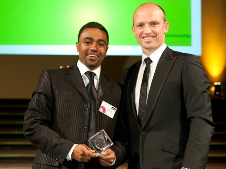 Tedros Hagos with Matt Dawson