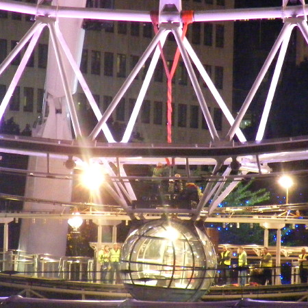 London Eye capsule swap abandoned