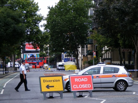 Police barrier