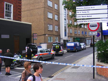 Police seek armed man after shots fired near Southwark Station