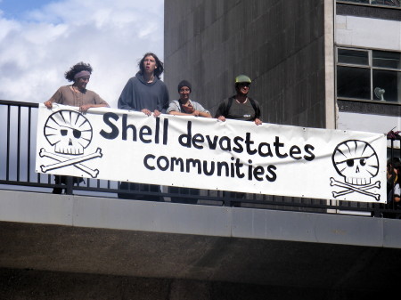 Shell Centre becomes ‘Hell Centre’ as Climate Campers descend on Waterloo