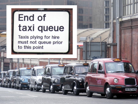 Waterloo taxi rank