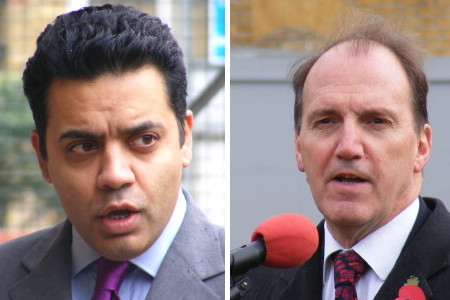 Shahid Malik MP and Simon Hughes MP