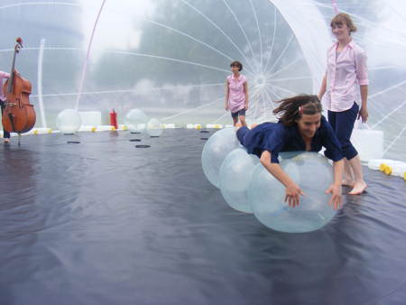 Big Dance Bubble in Potters Fields Park