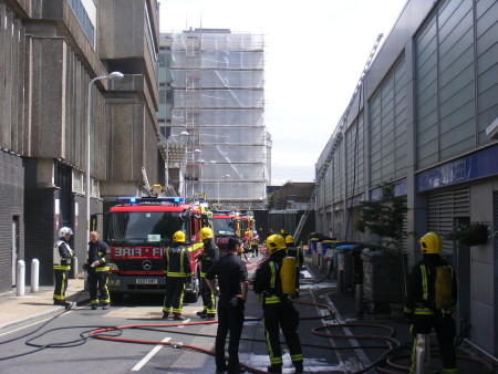Lunchtime fire drama at Ev restaurant in Southwark’s Isabella Street