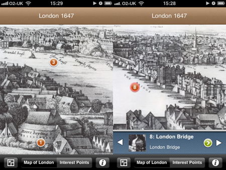 Hollar’s 1647 ‘Long View of London’ panorama released as iPhone app