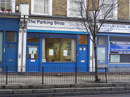 The Parking Shop in Old Kent Road