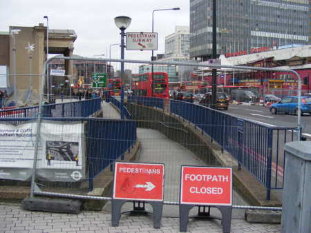 Elephant & Castle subways closed as surface-level crossings open