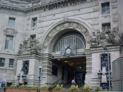 Victory Arch at Waterloo Station