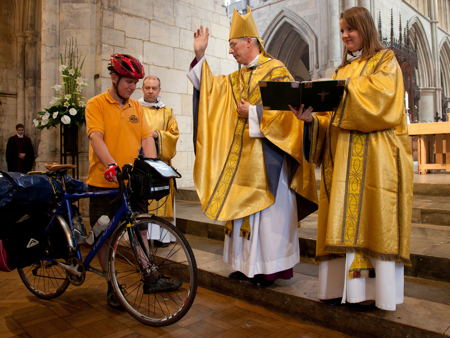 Bellringer’s 1,200-mile bike ride for Southwark Cathedral appeal