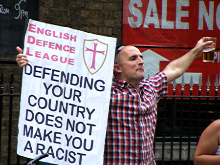 Tooley Street shut as English Defence League demo is dispersed from Tower Bridge