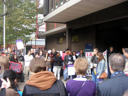 Union highlights ‘poverty pay’ for cleaners at London South Bank University