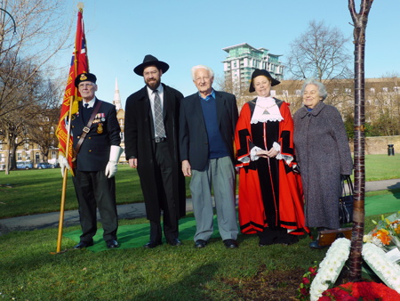 Holocaust Memorial Day ceremony held in Geraldine Mary Harmsworth Park