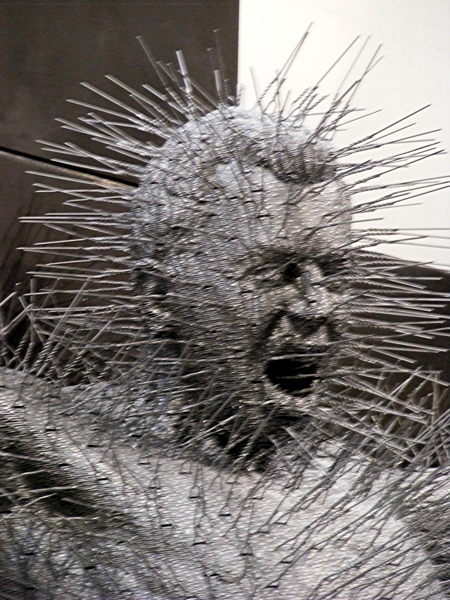 Dramatic ‘coat hanger crucifixion’ sculpture installed at Southwark Cathedral