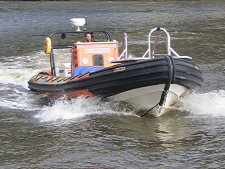 Balloons released from Thames barge to launch RIB Tours London