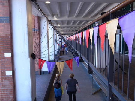 Oxo Tower Wharf decked out with handmade diamond jubilee bunting