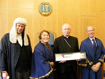 Archbishop of Southwark receives freedom of the City of London