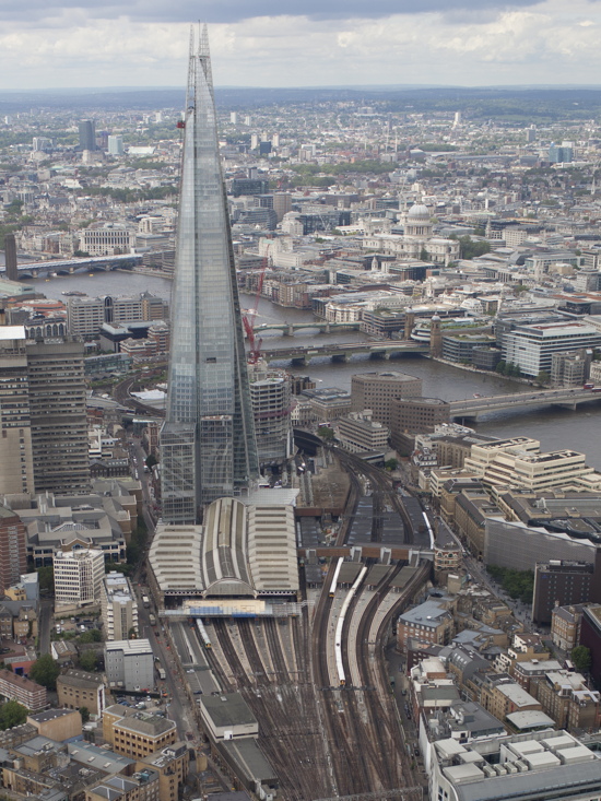 New aerial photos of Blackfriars and London Bridge stations