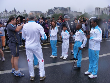 Paralympic Torch comes to Waterloo and Tooley Street