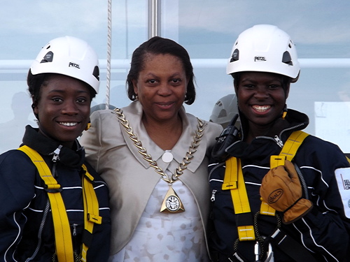 Cash raised by Shard abseil to benefit Southwark teenagers