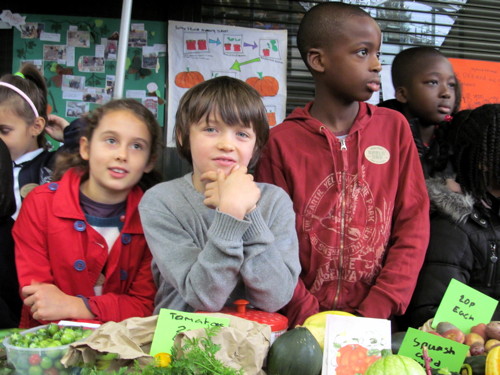 School pupils bring local produce to Borough Market harvest sale