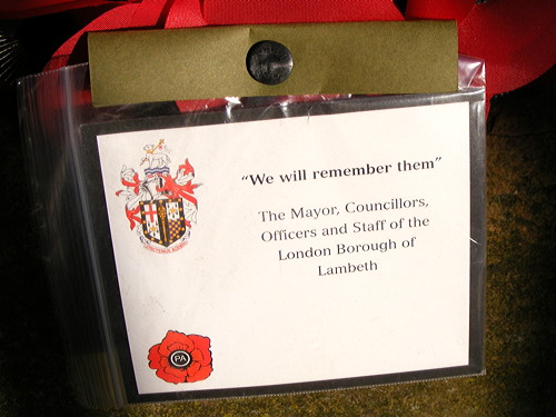 Remembrance Sunday 2012 in SE1