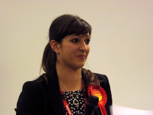 Rebecca Lury gives her victory speech at Southwark