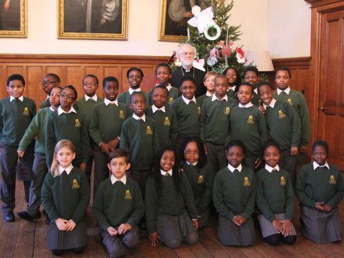 SE1 children decorate Lambeth Palace Christmas trees