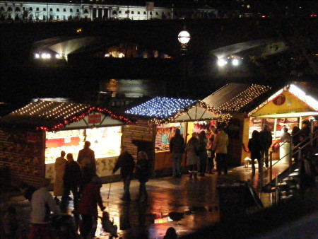 Police cadets patrol South Bank Christmas market