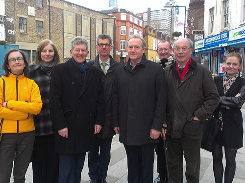 Communities minister Don Foster visits Bankside to check on neighbourhood plan progress