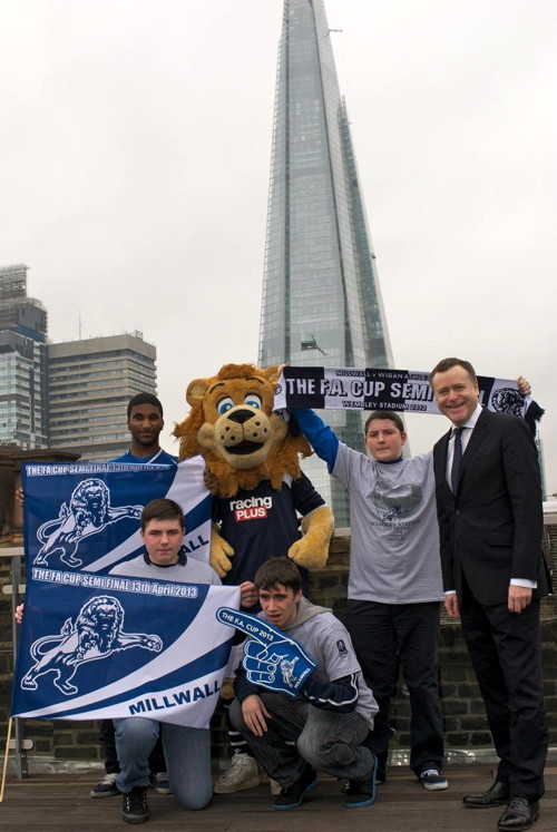 Southwark hoists Millwall flag at Tooley Street HQ