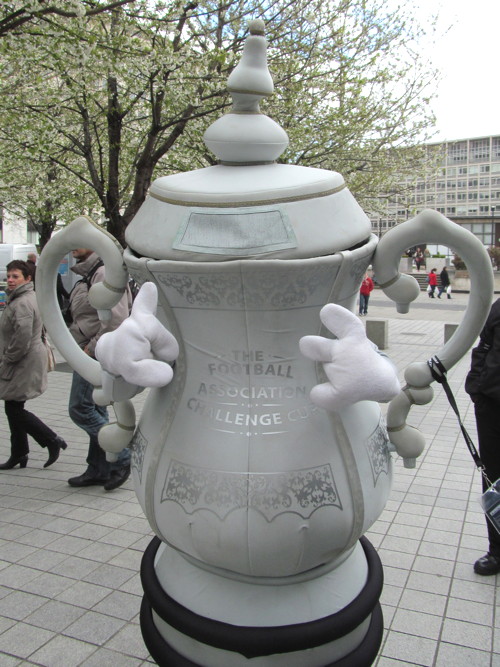 FA Cup Final match ball visits South Bank