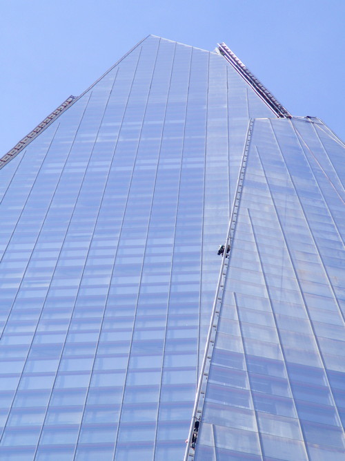 Six Greenpeace activists climb the Shard