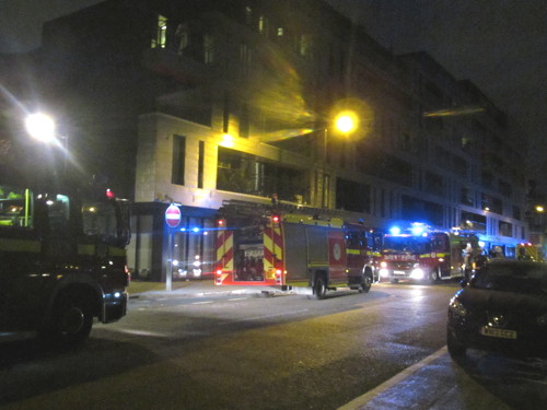 Fire at MyBaSE1 flats in Southwark Bridge Road