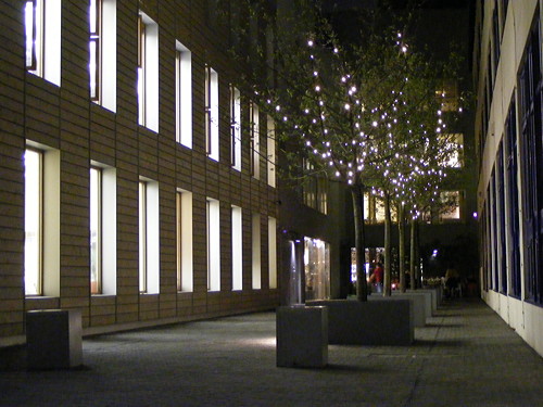 Farnham Place at night