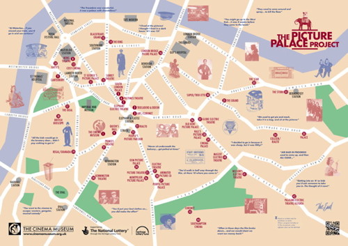 SE1 Picture Palaces map