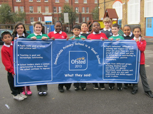 Snowsfields Primary School celebrates improved Ofsted rating