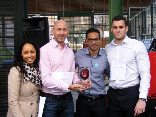 Estate agents and bankers triumph in SE1 pancake races