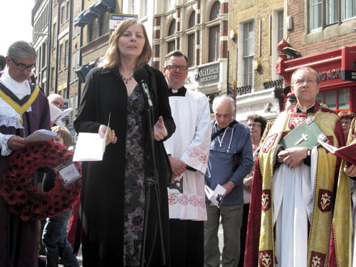 Borough High Street war memorial rededicated