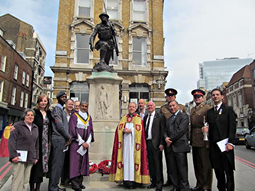 Borough High Street war memorial rededicated