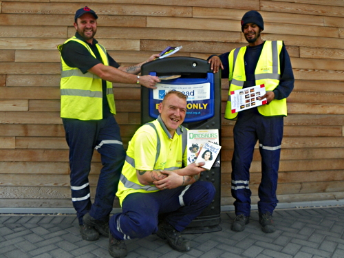 'Book bin' installed in Bermondsey