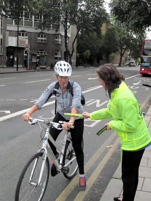 North Lambeth cyclists urged to be more aware of blind Londoners