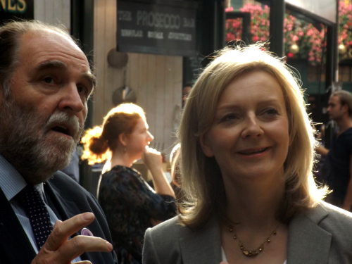 Environment secretary Liz Truss visits Borough Market