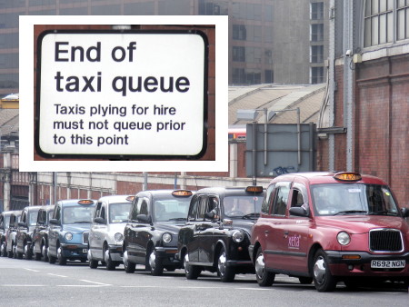 Taxi drivers to be urged to switch off engines at Waterloo