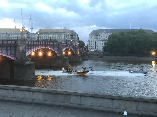 More filming for James Bond Spectre movie on River Thames