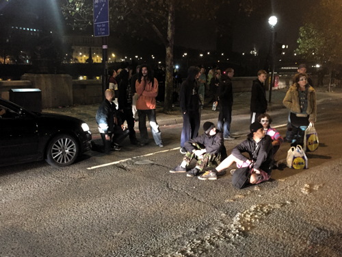 Riot in Lambeth as police block entry to Halloween rave