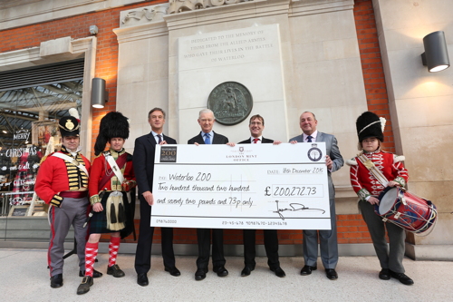 Battle of Waterloo commemorative medals raise £200,000 for charity