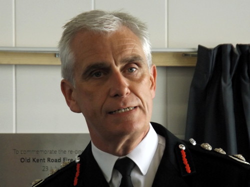 London Fire Commissioner Ron Dobson