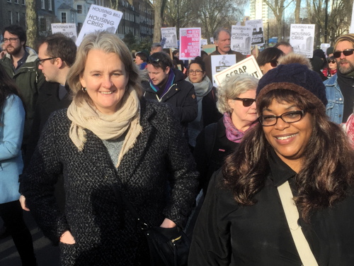 Lib Peck and Marcia Cameron