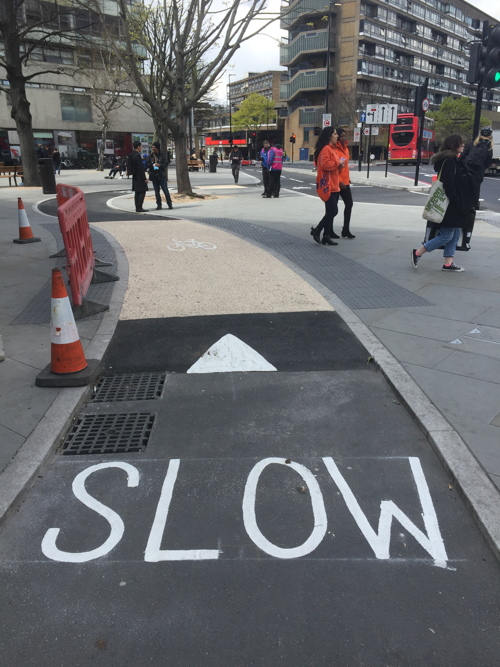 Elephant & Castle: segregated cycle lanes now open